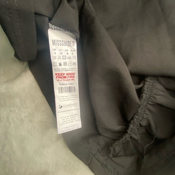 Misguided Black party datenight casual long puff sleeve witchy midi dress in s-4 - Picture 5 of 10